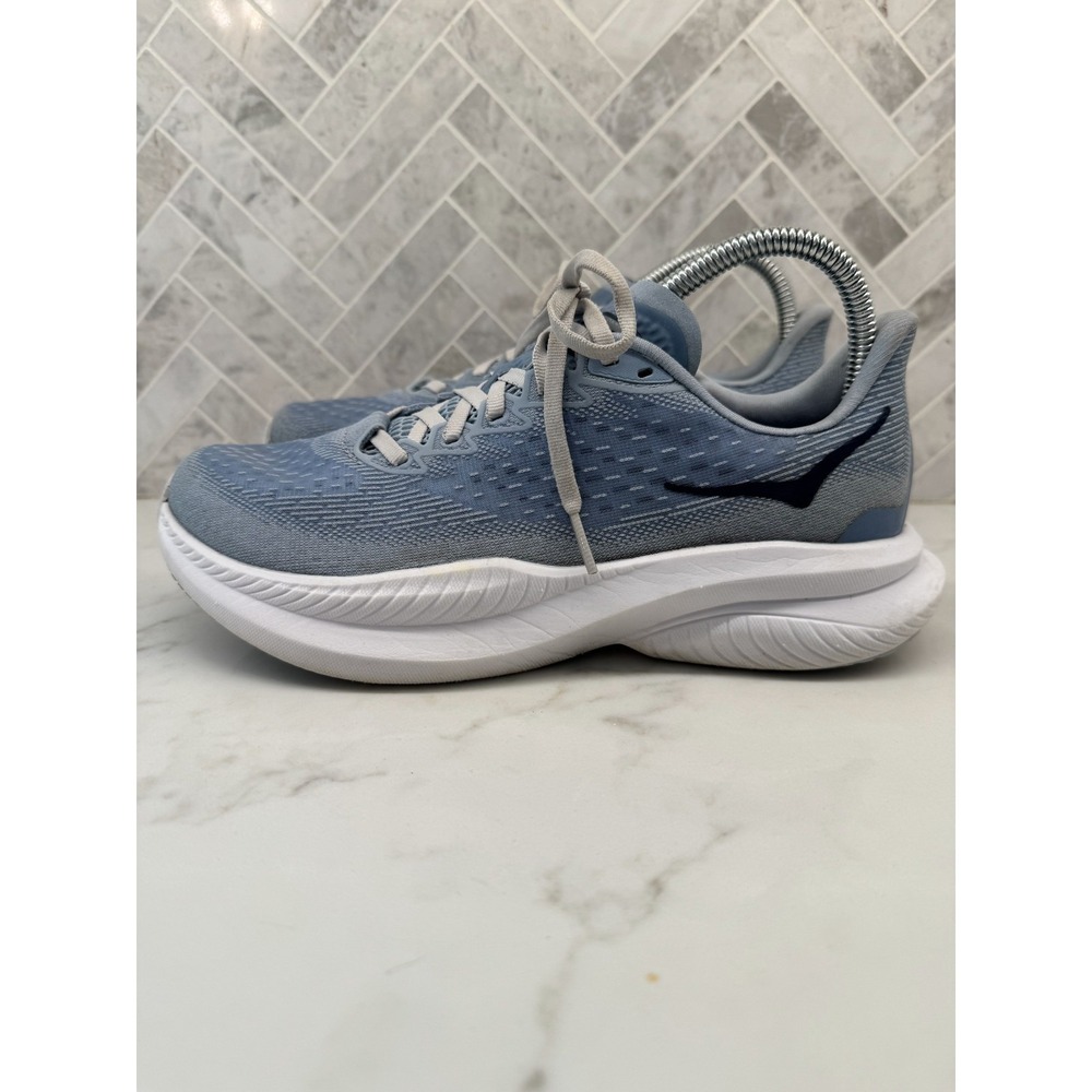 Hoka One One Mach 6 Running Shoes Womens 7.5 B 7.5B Blue White Athletic Sneakers - Picture 2 of 9